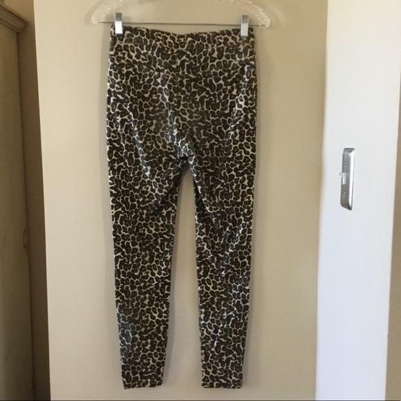 Free People We The Free High Rise Leopard Print Skinny Jeans - Picture 5 of 13